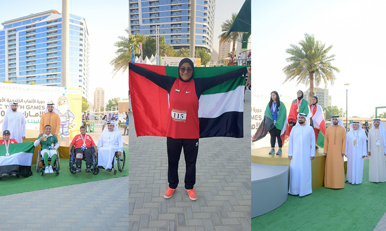 UAE athletics team of determination bag 30 medals at Gulf Youth Games