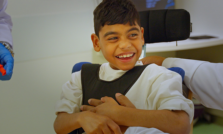 Emirati boy, 8, finds voice for first time after undergoing 6-month intensive treatment in Abu Dhabi