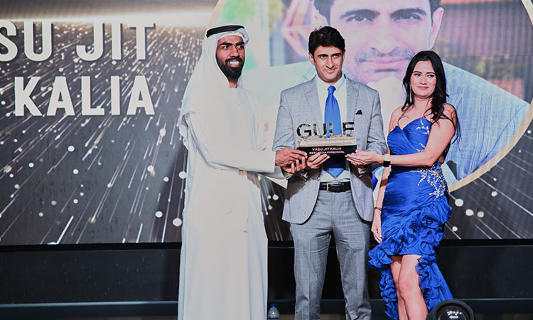 Internationally acclaimed Media Strategist Vasujit Kalia walks away with Media Personnel Award at Gulf Achievers awards 2024 