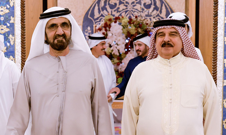 Mohammed Bin Rashid meets with King of Bahrain, explores opportunities to boost bilateral relations