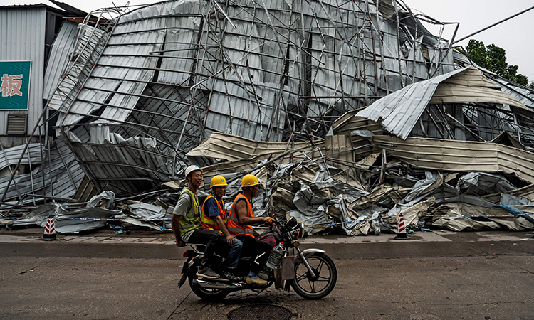 Five dead in China after tornado rips through Guangzhou