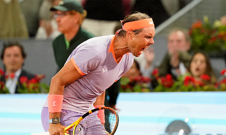 Nadal shines in Madrid win, warns 'needs time' to find full power