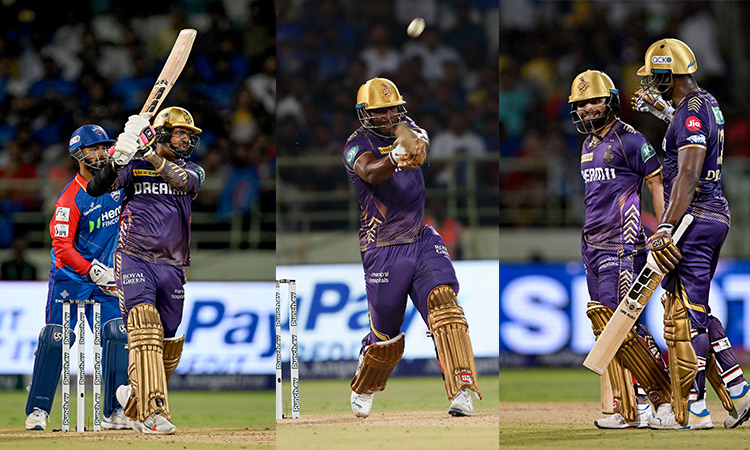 Narine smashes 85 as Kolkata fall 5 runs short of equaling IPL record in 106-run win over Delhi