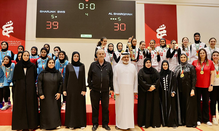 Sharjah Women's Sports Club’s A team win Youth Basketball League