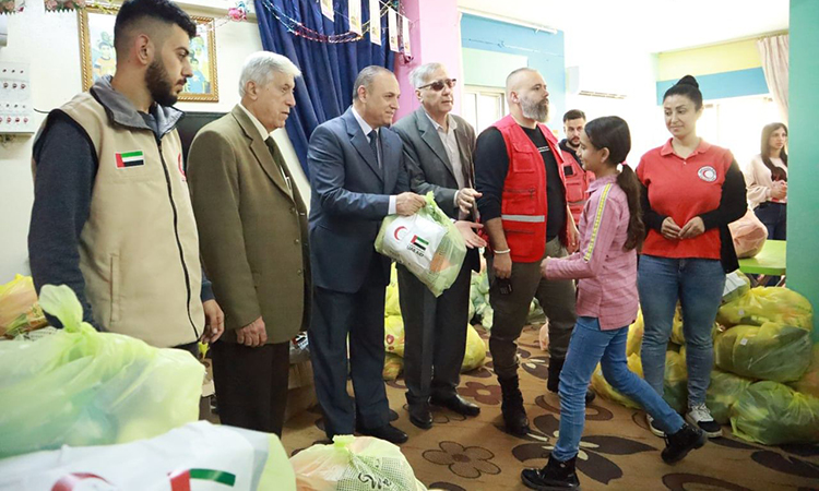 ERC distributes clothing to orphans in Latakia