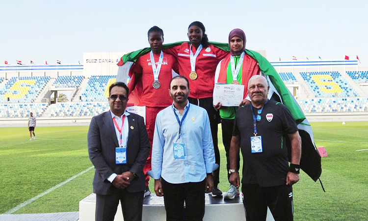 UAE win gold medal at Arab Youth Athletics Championships