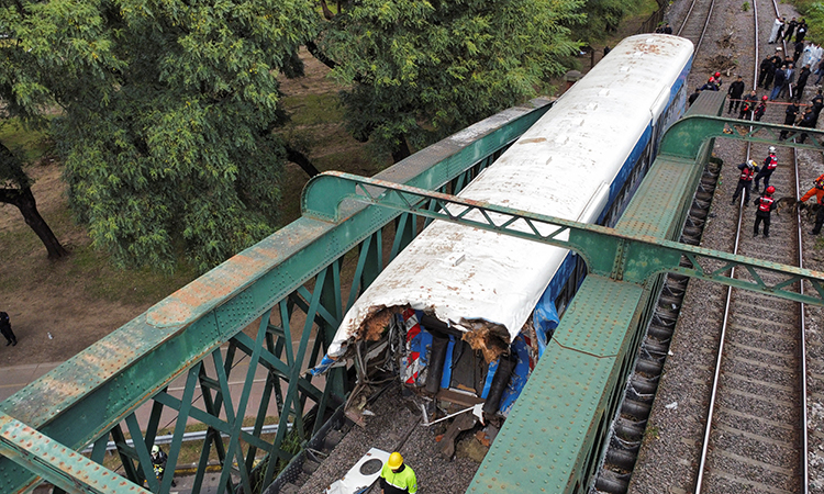 Train crash in Argentine capital sends nearly 60 to hospitals