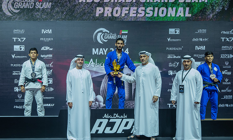 Commando top Abu Dhabi Grand Slam  Jiu-Jitsu World Tour medal tally