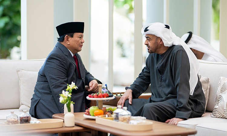 UAE President discusses cooperation with Indonesian defence minister, awards him Order of Zayed