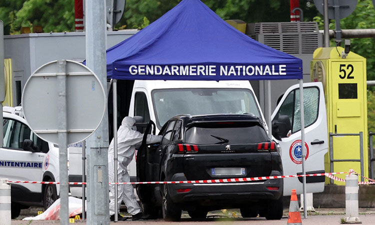 Inmate escapes after 2 French cops killed in attack on a prison van in Normandy