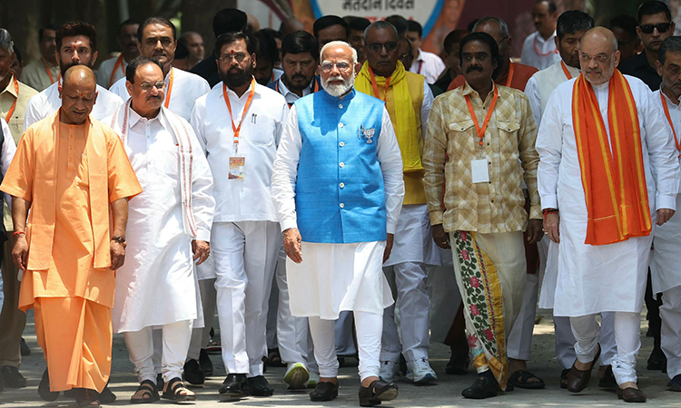 India PM Modi files his nomination to run for a third term in general election