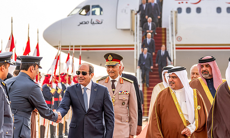 Arab leaders head to Bahrain for Gaza-focused summit