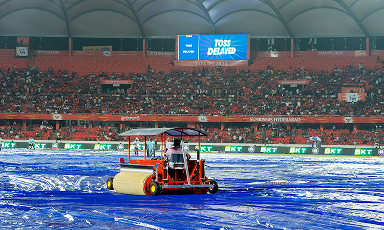 Hyderabad qualify for playoffs after rain washes out game against Gujarat