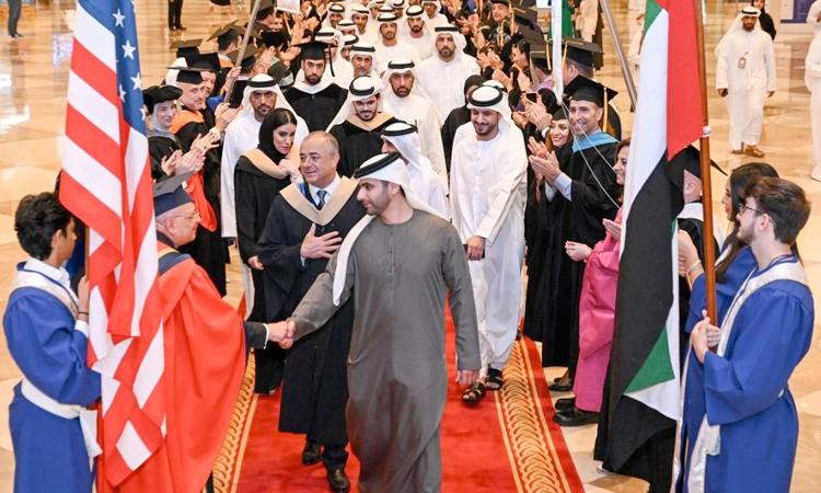 Sheikh Mansoor attends AUD graduation ceremony