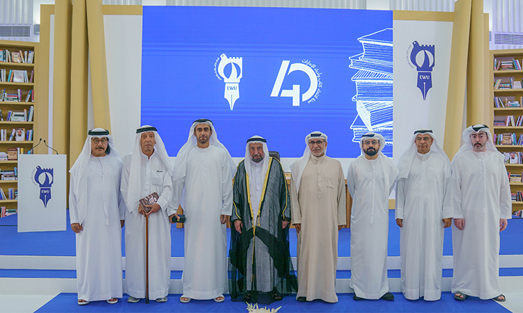 Sheikh Sultan celebrates 40th anniversary of Emirates Writers Union