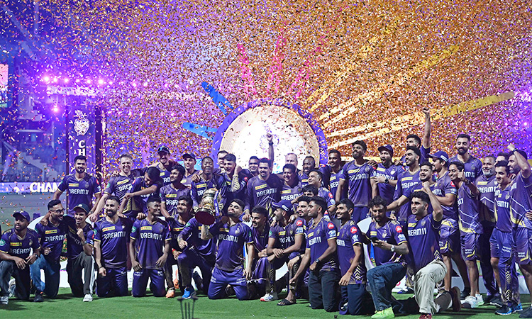 Kolkata win third IPL title after bowlers rout Hyderabad