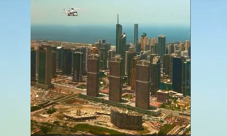 Hamdan shares breathtaking video of beautiful Dubai on a sunny day