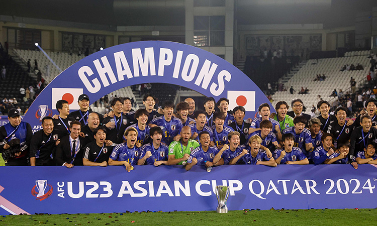 Japan beat Uzbekistan in stoppage time in U23 Asian Cup final