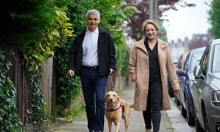 Labour's Sadiq Khan wins third term as London mayor 