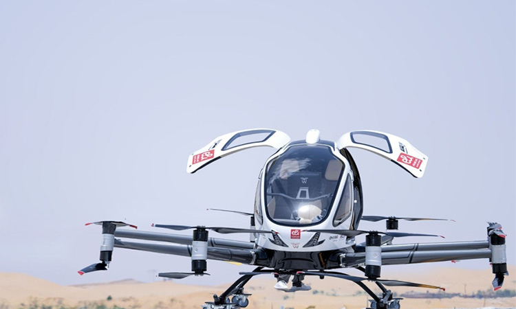 Middle East’s first passenger-carrying drone trials take place in Abu Dhabi