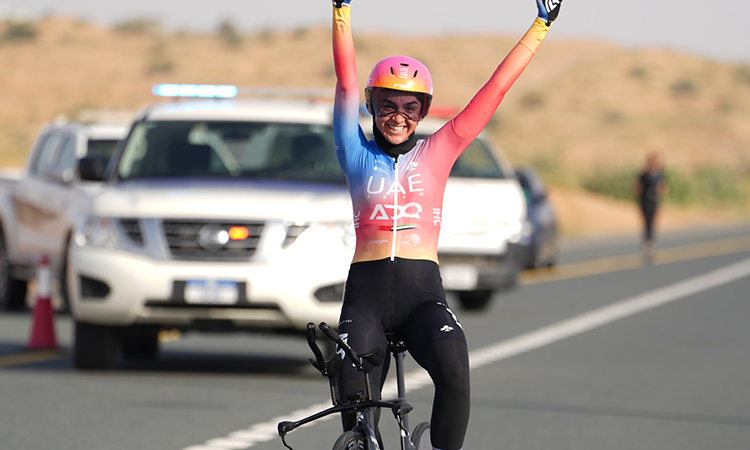 Safiya secures double victory as UAE National Cycling Champion