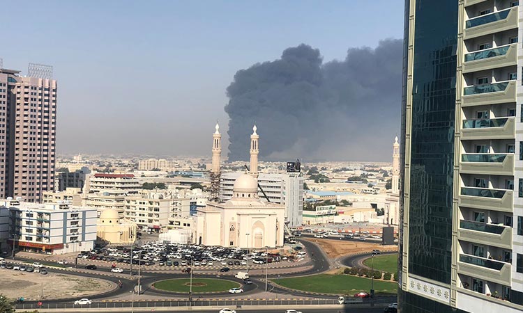 Fire breaks out in Sharjah’s Industrial Area