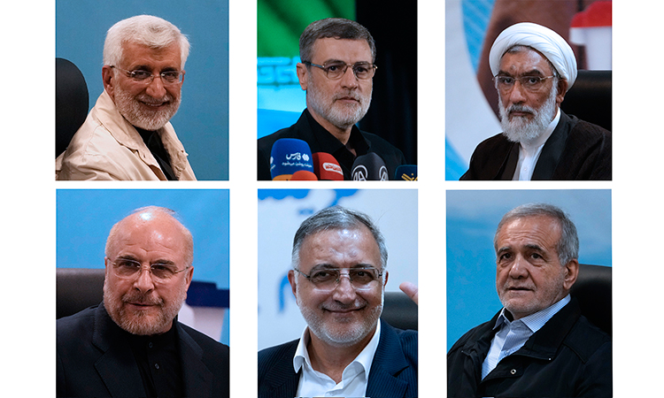 Iran approves six candidates for June 28 presidential vote