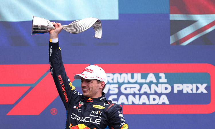 Verstappen wins ‘crazy’ rain-hit Canadian Grand Prix to complete hat-trick in Montreal