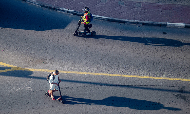 Dubai residents told not to leave e-scooters on pavements obstructing right-of-way