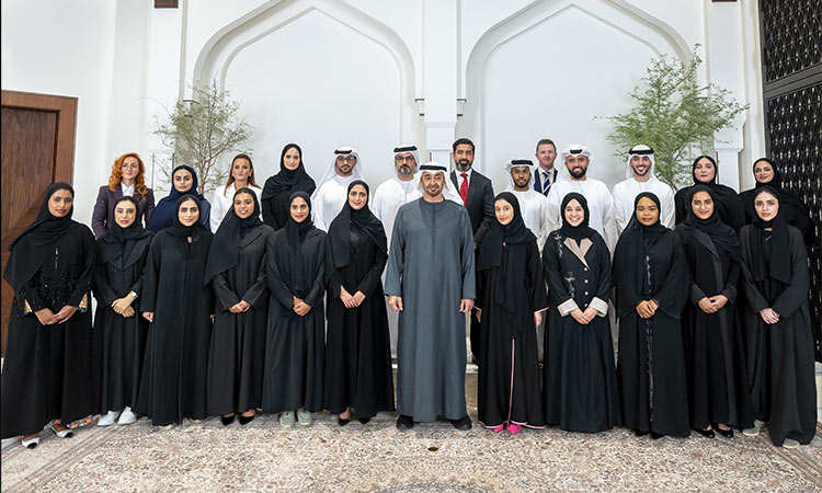 President welcomes teams from UAE Pavilion at International Horticultural Expo 2023 Doha