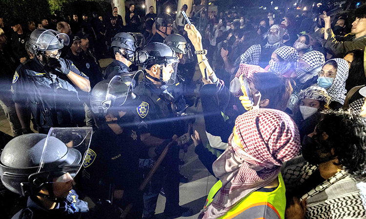 Dozens arrested in new pro-Palestinian protests at University of California