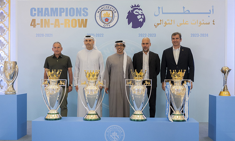 Sheikh Mansour commends Manchester City’s officials and players efforts