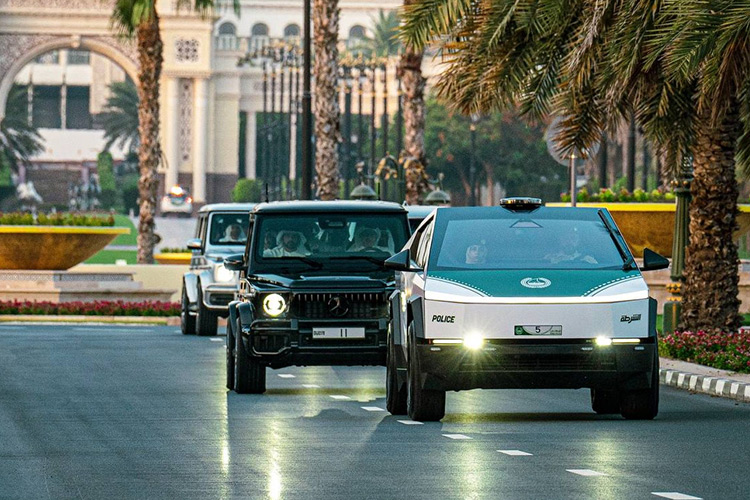 Dubai Police add Tesla Cybertruck to their elite lineup of luxury patrols on Eid Al Adha