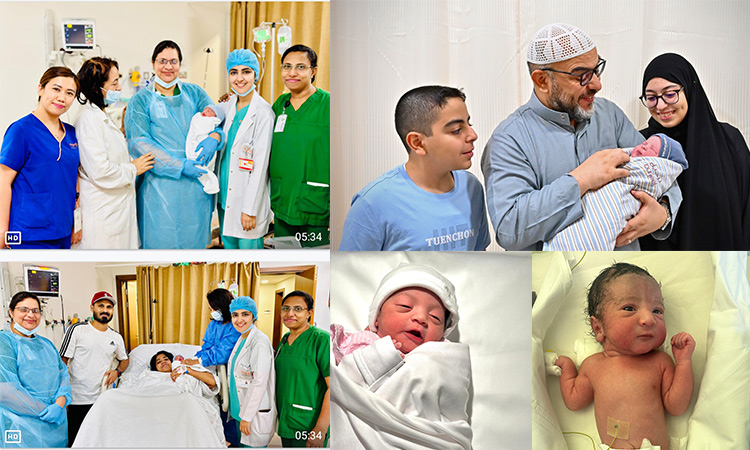 Little bundle of joy adds to Eid Al Adha celebrations of their proud parents in UAE