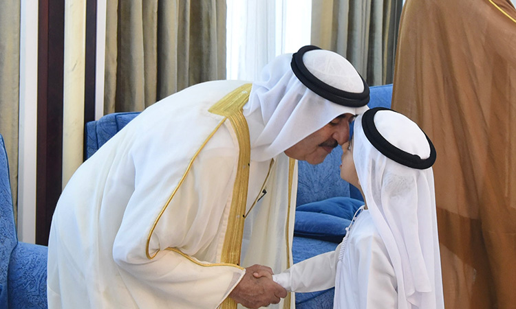 UAQ Ruler receives Eid well-wishers