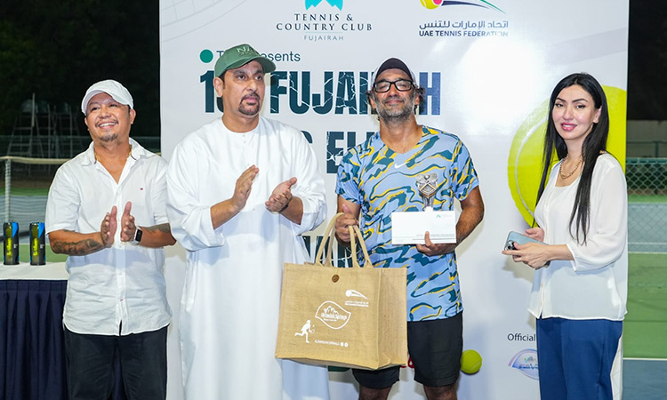 Omar Bahrouzyan triumphs at first Elite Tennis tournament in Fujairah