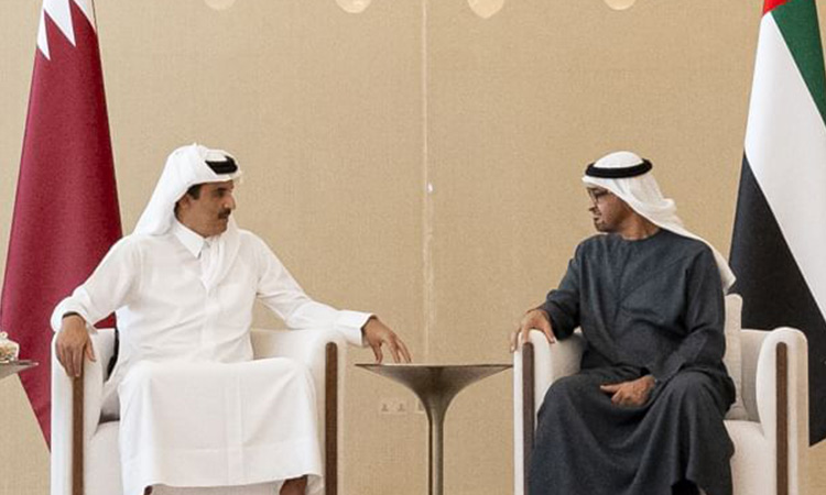 UAE, Qatar leaders call for de-escaltion in region