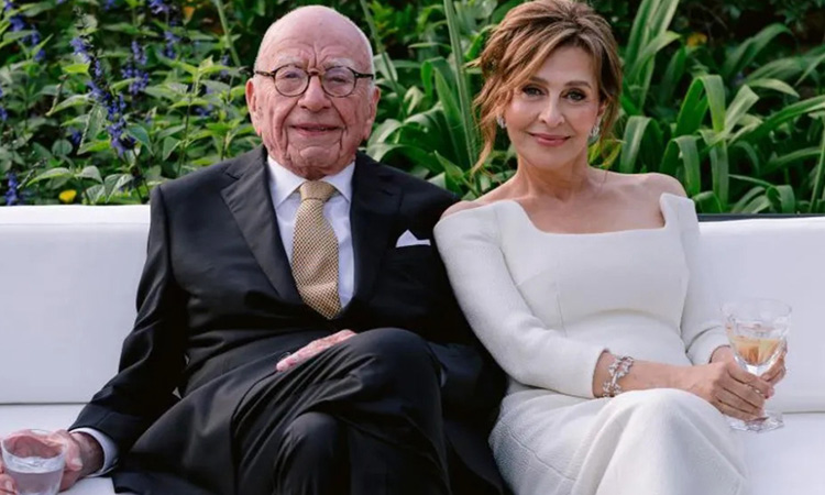 Media magnate Rupert Murdoch marries for fifth time at age 93