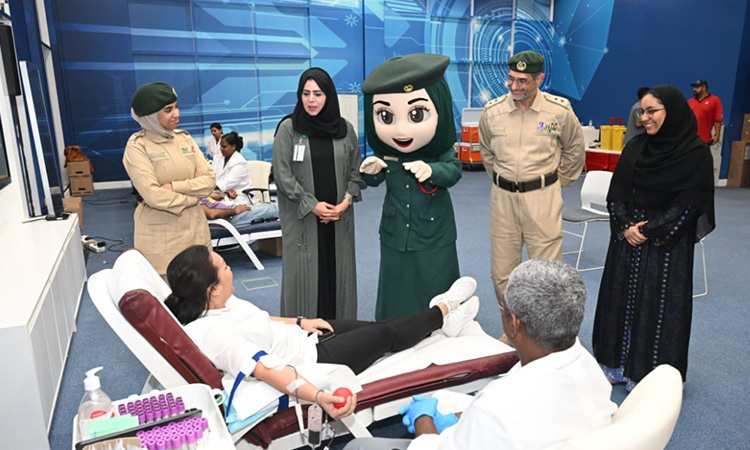 Over 100 donors join Dubai Police's 'Every Drop Counts' blood donation drive