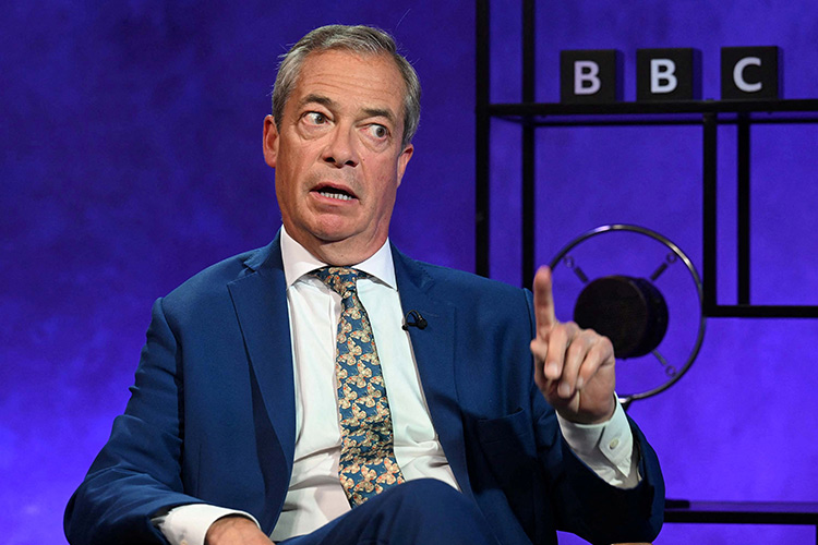 Britain’s Nigel Farage criticized for saying West provoked Putin to invade Ukraine