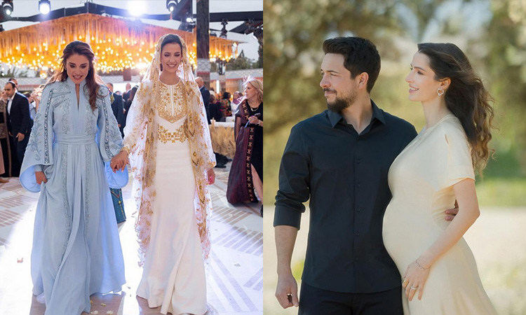 Jordan’s Queen Rania shares photo of her son and pregnant daughter-in-law in birthday post 