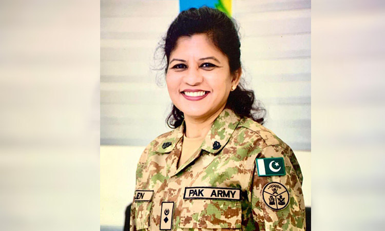 Helen Mary becomes first Christian woman brigadier in Pakistan army