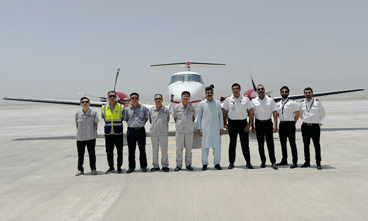 Test-flight successfully lands at Pakistan's Gwadar Airport