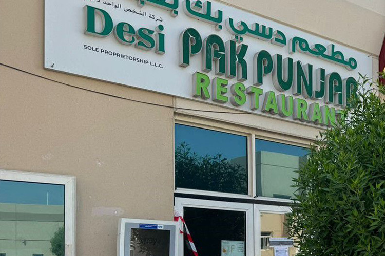 Abu Dhabi shuts down ‘Desi Pak Punjab Restaurant’ for food safety violation