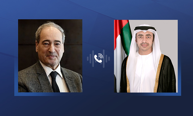 Abdullah Bin Zayed, Syrian FM discuss bilateral ties over phone