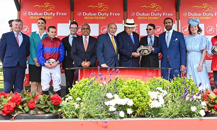 Los Angeles lands Dubai Duty Free Irish  Derby to give O'Brien 16th victory in race