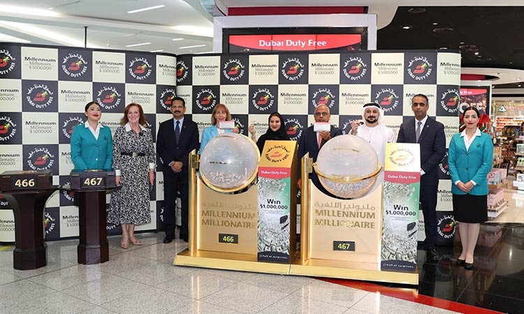 Lebanese and Pakistani nationals win $1m each in Dubai Duty Free draw