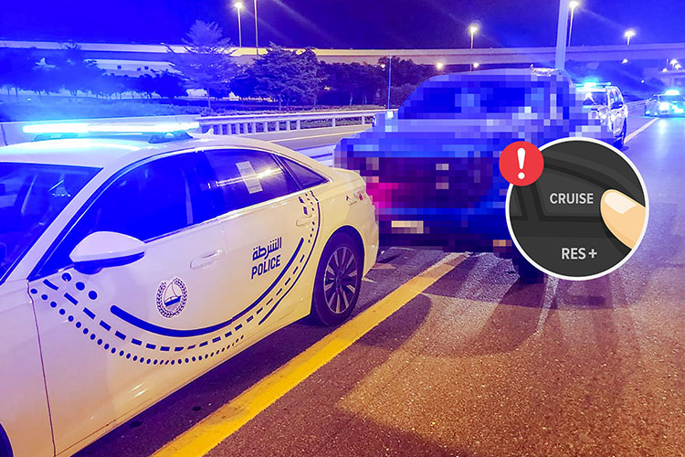 Dubai Police rescue driver whose pickup truck’s cruise control malfunctioned at high speed 