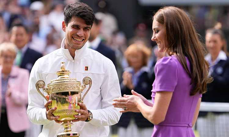 Kate, Princess of Wales, makes rare appearance at Wimbledon