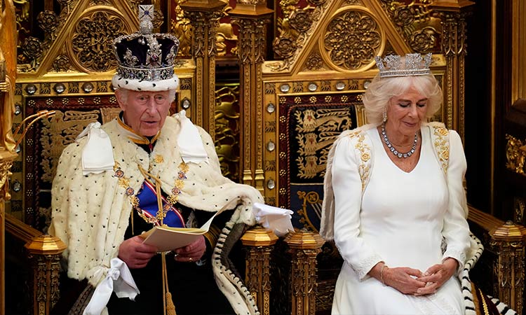 UK's new govt announces legislation for national renewal as Parliament opens with royal pomp